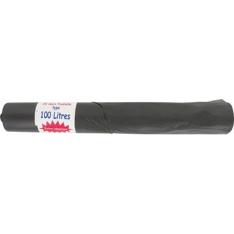 Sacchetto per rifiuti 100 L H 87 x L 82 cm - 35 micron