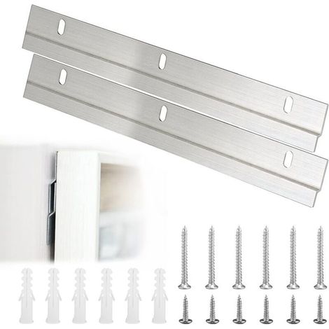 Rail Fixation Miroir Lourd Z Support de Montage Crochet Fixation Cadre Lourd Supports pour Photos Miroirs Connecteur Meubles