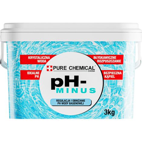 pH Minus Granulat - 3 kg - schnell löslich - für kristallklares Wasser - einfache Anwendung