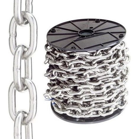 Rotolo Catena Zincata 4 mm (Rotolo 84 metri)