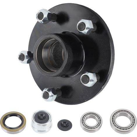 Kit de Moyeu de Remorque, Bouchons de Graisse pour Essieu de Moyeu de Remorque pour Essieux de Remorque de 3 500 LB. (1/5)