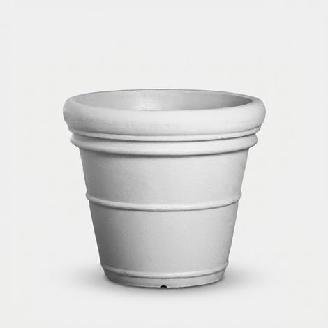 Pot d'extérieur en LLDPE Neoclassic Grand - Blanc (1/3)