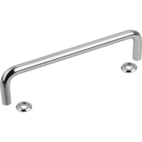 Poignee en forme d'etrier D:10 A:88 chrome brillant           BG