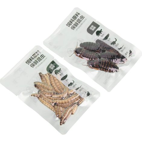 Aliment naturel, sûr et nutritif pour reptiles et poissons, à base d'orge, conditionné sous vide. (1/5)