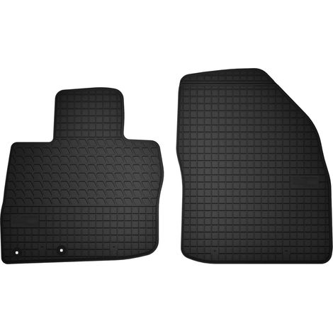 Alfombrillas delanteras de goma para: Honda Civic VIII (UFO) hatchback (de 2006 a 2012)