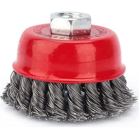 GARRYFIZH Bristle Brush, diamètre multifunciton 75 mm Brusque de travail de ponçage pour les tâches de broyage de la peinture