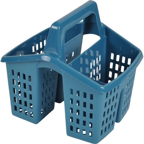 Egouttoir a couverts bleu paon