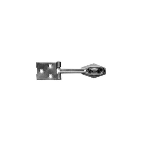 Aldabilla puerta cadenas Galv. 80mm (por 10)