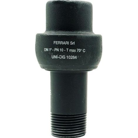 Giunto isolante dielettrico pn10 1 mf l120 pn10 t.70°c ferrari welcome 041331