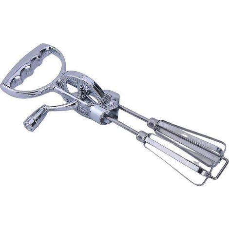 Batteur à œufs rotatif double, pratique et inclinable, pour mélanger et fouetter les préparations.