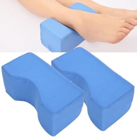coussin pour patient alité 2 pièces coussin anti-escarres de cheville coussin de repose-jambes coussin élévateur pour -CHT (1/4)