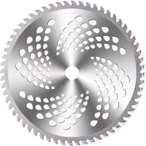 Set mit 2 Kreissägeblättern (25,4 cm, 60 Zähne) – Edelstahl – Für Benzin- und Elektro-Freischneider – Sauberer Schnitt von Gestrüpp – 3-in-1-Draht
