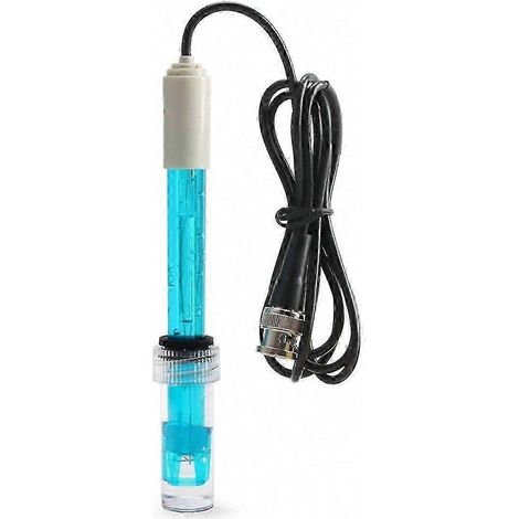 Électrode de pH avec connecteur BNC pour analyseur d'eau, testeur de pH pour piscine, laboratoire et usine, sonde de mesure précise, compatible avec pH-mètre, capteur de qualité. (1/5)