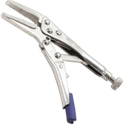 Pince etau autobloquante a long bec 125 mm bgs technic