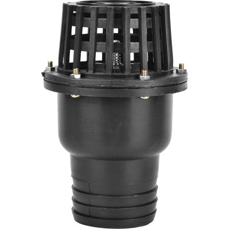Clapet de pied de pompe à eau en PVC noir clapet anti-retour plat basse pression pour machine à fluide (3in) (1/5)