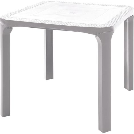 TAVOLI RATTAN OLE' BIANCHI 80X80