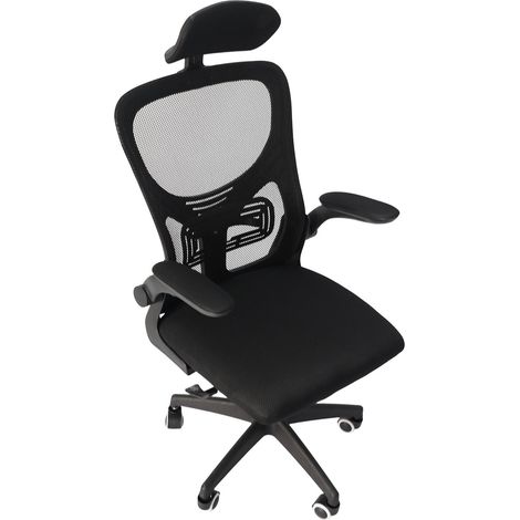 Chaise Bureau Haute Ergonomique - Mesh Respirant Soutien Lombaire Appui-tête 3D Accoudoirs 90° Roulettes Silencieuses 150kg (1/5)