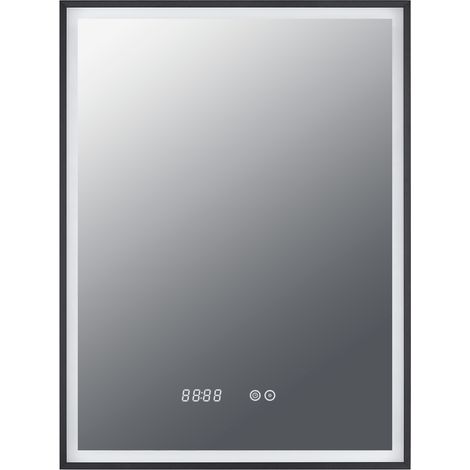Paco Home LED Spiegel Bad Badezimmer Touchschalter Memory-Funktion Elegant Modern Kosmetik Typ 6, 60x80 cm