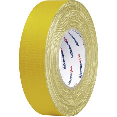 Nastro telato HelaTape Tex (L x L) 10 m x 19 mm Giallo Tessuto in cotone e poliestere HTAPE-TEX-YE-19X10 HellermannTyto