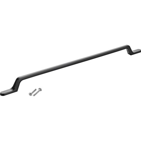 SOTECH Möbelgriff Bügelgriff Blackline IV schwarz matt Schubladengriff Schrankgriff inkl. Schrauben - Bohrlochabstand (BA) 320 mm, 1 Stück (1/4)