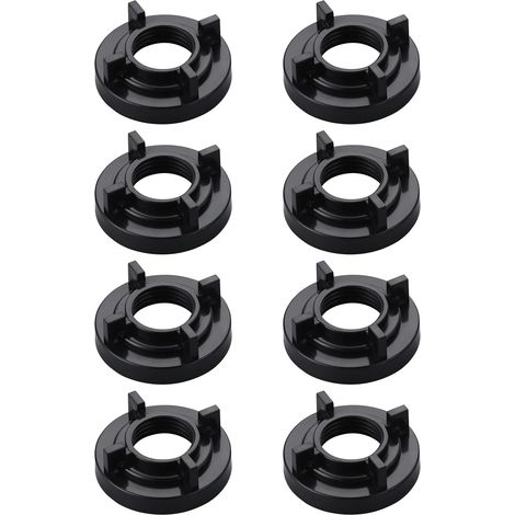 8 pièces Écrou de verrouillage de montage pour robinet de lavabo : 1,27 cm IPS durable, facile à installer, pièces de rechange, accessoires de montage (1/5)