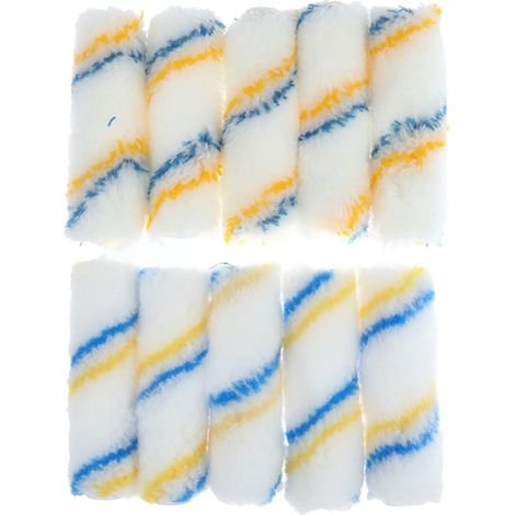 Manchons de mini-rouleaux à peinture (lot de 20) — Idéal pour la décoration intérieure (murs, sols, jardins, plafonds, portes)-DELKEVIC (1/4)