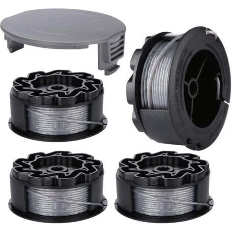 Trimmerfadenspule für BOSCH UniversalGrassCut 18 18-26 18-260 F016800570 mit Abdeckung (4 Stück) (1/4)