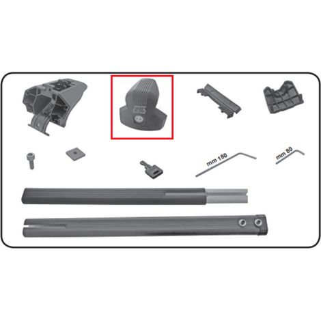 Embout pour barre de toit G3 Clop Infinity – Fixations pour barres de toit – Compatible avec modèles G3 – Installation rapide et facile