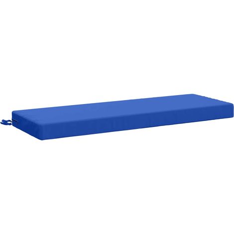 Bench Cushion SOEST 100% Polyester Royal Blue 110 x 40 x 8 cm vidaXL (1/5)
