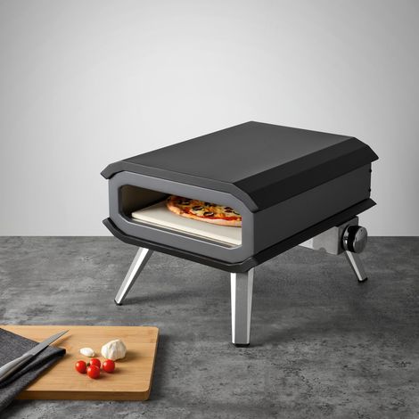 Mömax Pizzaofen Gas Schwarz ca. 40x30x46cm (1/2)
