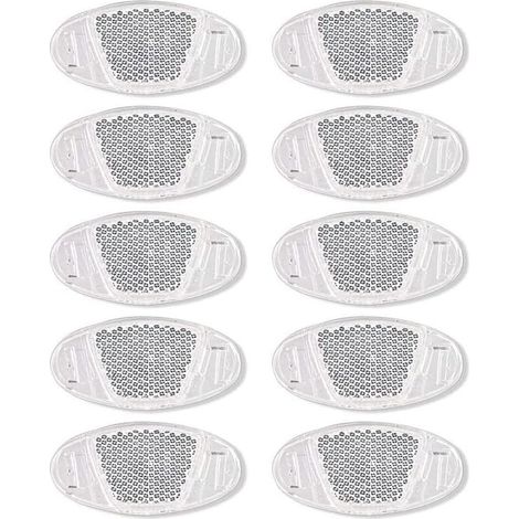 QAZQA 10 Pcs Réflecteurs pour Rayon Vélo, Catadioptre Velo Adaptés à Tout Type de Voiture de Pliage Performance De Vélo De Montagne Autres Voitures(argent) (1/4)