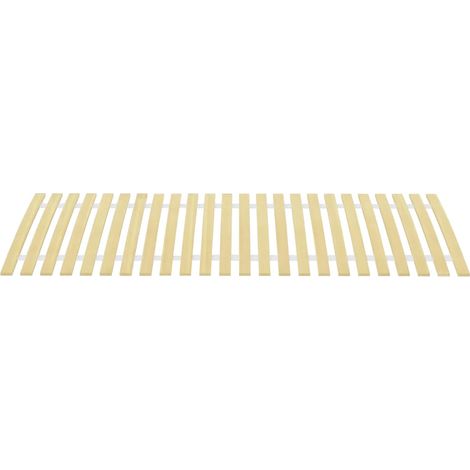 Lit simple  Lit adulte  Latte de rechange pour sommier avec 24 lattes 80 x 200 cm