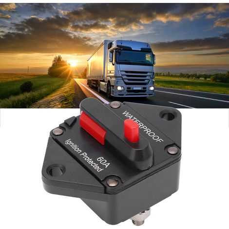 Der automatische Schutzschalter für Auto-Audiosysteme ist für elektrische Geräte wie Scheinwerfer, Kühlschränke und Autolüfter mit einem Nennstrom von 60 A geeignet. (1/5)