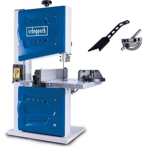 [NEUWERTIG] [NEUWERTIG] Scheppach Bandsäge HBS25  350 W Leistung  230 V Spannung  Durchlasshöhe/-breite: 80 mm / 200 mm  Arbeitstisch mit 300x300 mm