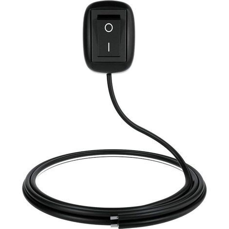 Car Interrupteur à bascule marche/arrêt, adhésif double face, montage en surface, interrupteur à bouton d'alimentation, bande lumineuse LED, antibrouillard, feux diurnes (1/5)