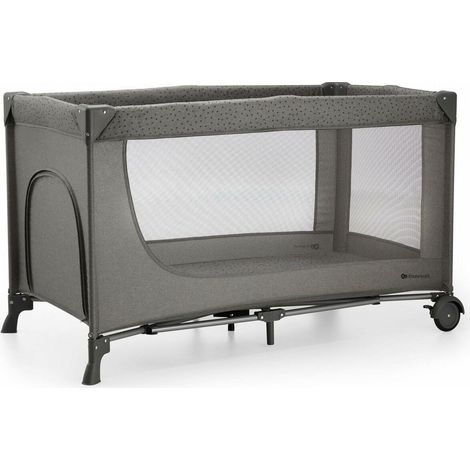 Cuna de viaje funcional Kinderkraft Joy 2, gris oscuro. (1/3)