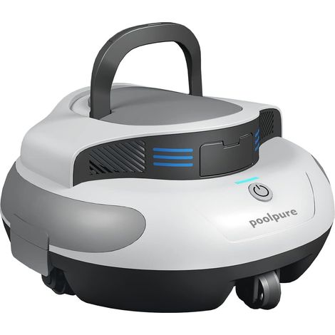 1 Robot Piscine Sans Fil, Batterie 5000 Mah, Capteur Hall, Écran Led, Nettoyage Sol Plat, Piscine 90 M² (1/5)
