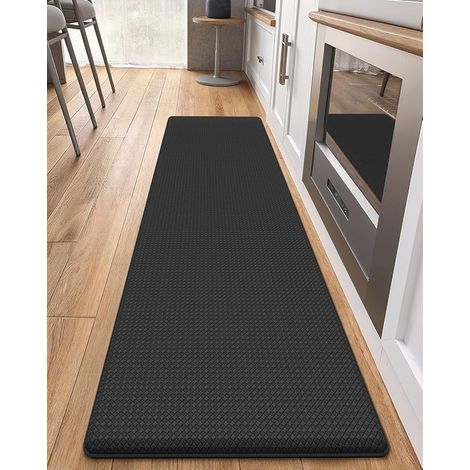 Kitchen Front Sink Mat, 44 x 200 cm, Black (1/4)
