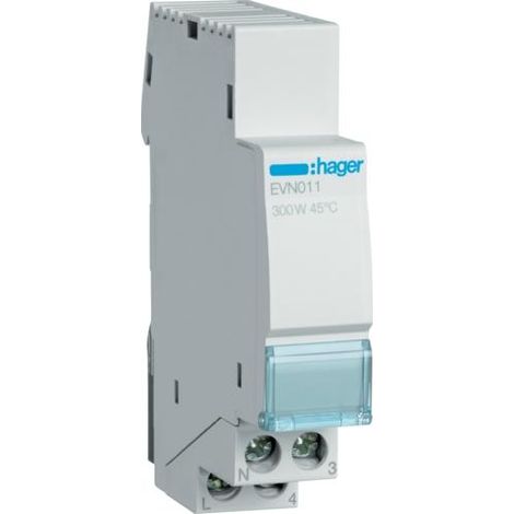Hager Ferndimmer EVN011 dimmer nero universale 300W