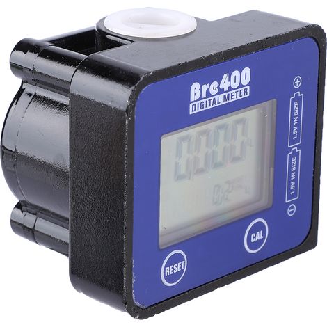 Kraftstoffdurchflussmesser für Dieselkraftstoff aus Aluminiumlegierung mit blauem LCD-Display und hoher Genauigkeit (1/2") (1/5)