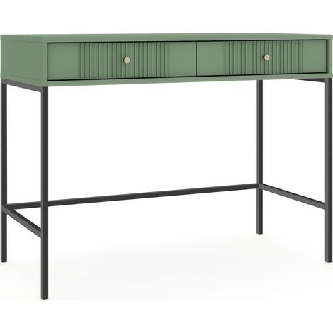 Meuble vasque, Chêne Craft, 60 × 57 × 46 cm, poignée dorée, sans plan de travail (1/4)