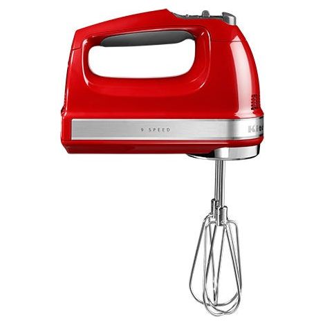KitchenAid 9 Speed Hand Mixer Empire Red (1/4)
