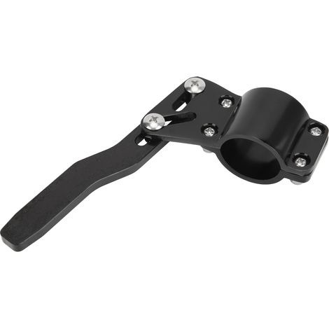 Kit de rehaussement du levier de clignotant en alliage d'aluminium pour volant, rallonge de biellette de direction, modification universelle pour voiture, noir (1/5)