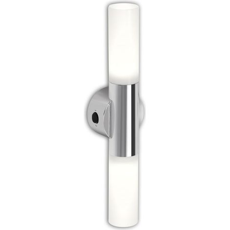 Applique murale de salle de bain, chrome, 2xE14 sans ampoule (1/5)