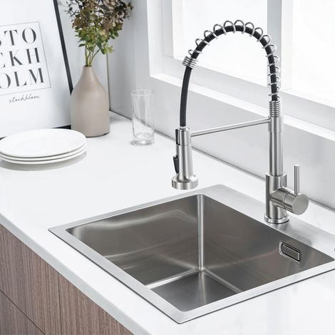 Grifo de Cocina extraíble Inox LOMAZOO Pearl (1/5)
