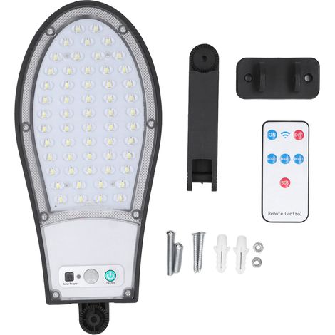 Solarbetriebene LED-Wandleuchte mit Fernbedienung, IP64 wasserdicht, 360°-Bewegungsmelder, Außenbeleuchtung für die Garage (1/5)