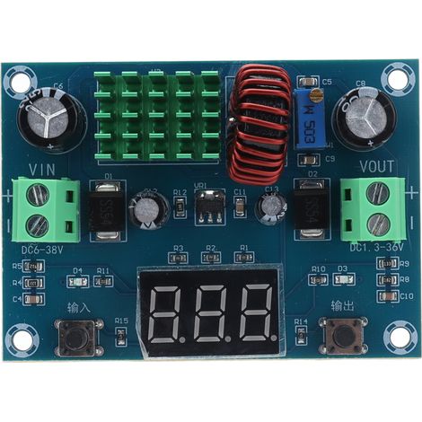 Module de Régulation de Tension DC DC8‑38V vers 1.3‑36V 5A Réglable Numérique Carte Abaisseur XH‑M291 (1/5)
