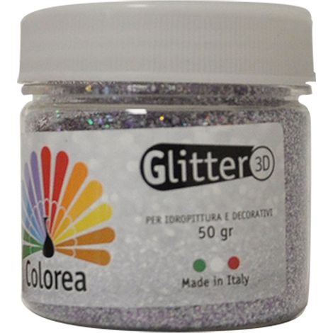 Glitter Prismatici in Polvere Colorea Colore Viola 12 Pezzi in Alluminio 50 Gr