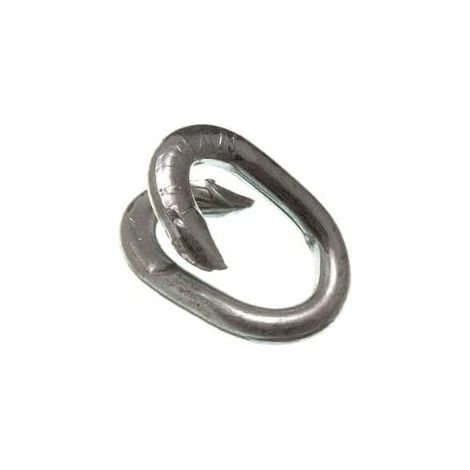 Lot de 10 maillons de réparation de chaîne en acier durable M8 5/16" BZP (1/2)