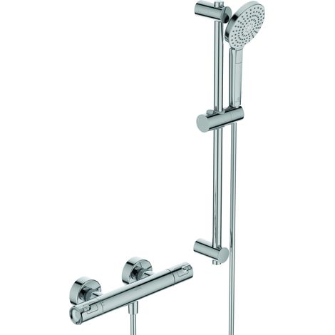 Ideal Standard CeraTherm - Set doccia T50 con termostato, 3 getti, cromo A7217AA (1/5)
